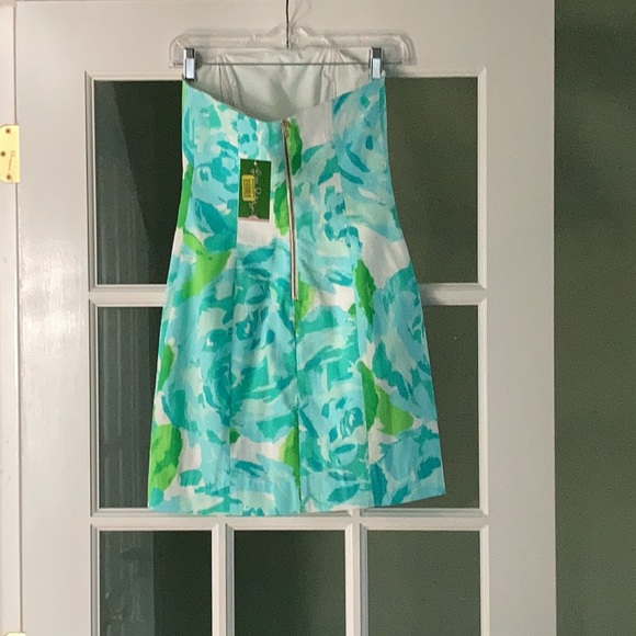 NWT Lilly Pulitzer Tanby Dress Poolside Blue Sz 0 - Picture 4 of 10